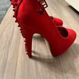 Red high heels